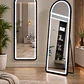Espejo LED De Cuerpo Entero Negro De Muro 70x180 cm Con Opcion De Pedestal - Miniatura 6