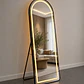 Espejo LED De Cuerpo Entero Negro De Muro 70x180 cm Con Opcion De Pedestal - Miniatura 5
