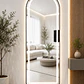 Espejo LED De Cuerpo Entero Negro De Muro 70x180 cm Con Opcion De Pedestal - Miniatura 2