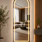 Espejo LED De Cuerpo Entero Negro De Muro 70x180 cm Con Opcion De Pedestal - Miniatura 3