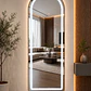 Espejo LED De Cuerpo Entero Dorado De Muro 70x180 cm Con Opcion De Pedestal - Miniatura 5