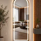 Espejo LED De Cuerpo Entero Dorado De Muro 70x180 cm Con Opcion De Pedestal - Miniatura 6