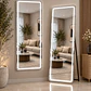 Espejo LED de Cuerpo Entero L08 Silver 70×150 cm con Opción de Pedestal - Miniatura 1