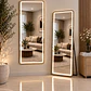 Espejo LED de Cuerpo Entero L08 Gold 70×150 cm con Opción de Pedestal - Miniatura 1