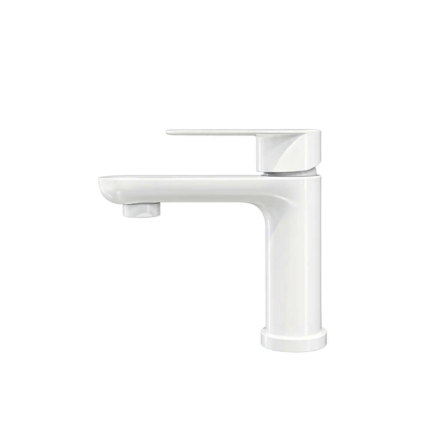 Llave Monomando Lavamanos blanco 1