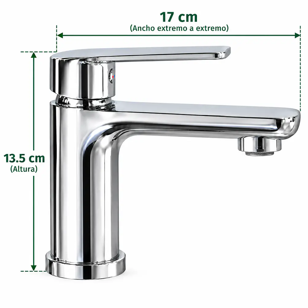 Llave Monomando Lavamanos CHROME 2