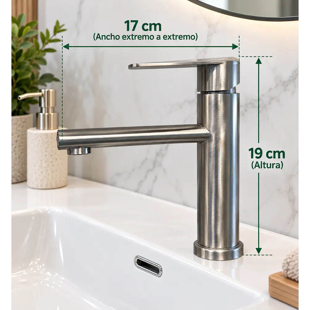  Llave Monomando Lavamanos GRAY 3
