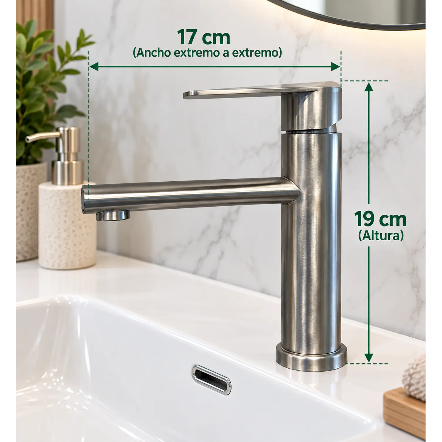  Llave Monomando Lavamanos GRAY 3