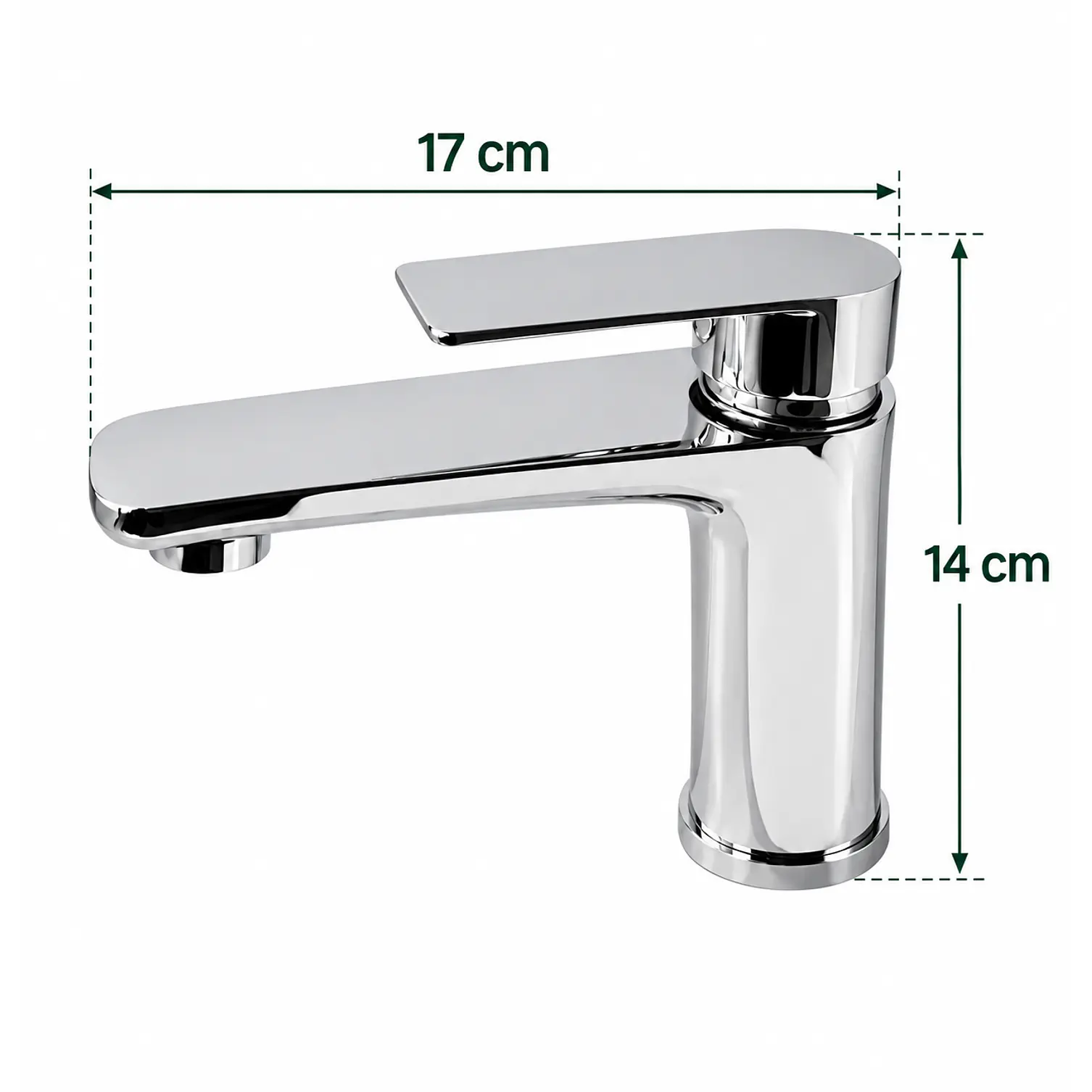  Llave Monomando Lavamanos CHROME 3