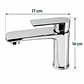  Llave Monomando Lavamanos CHROME - Miniatura 3