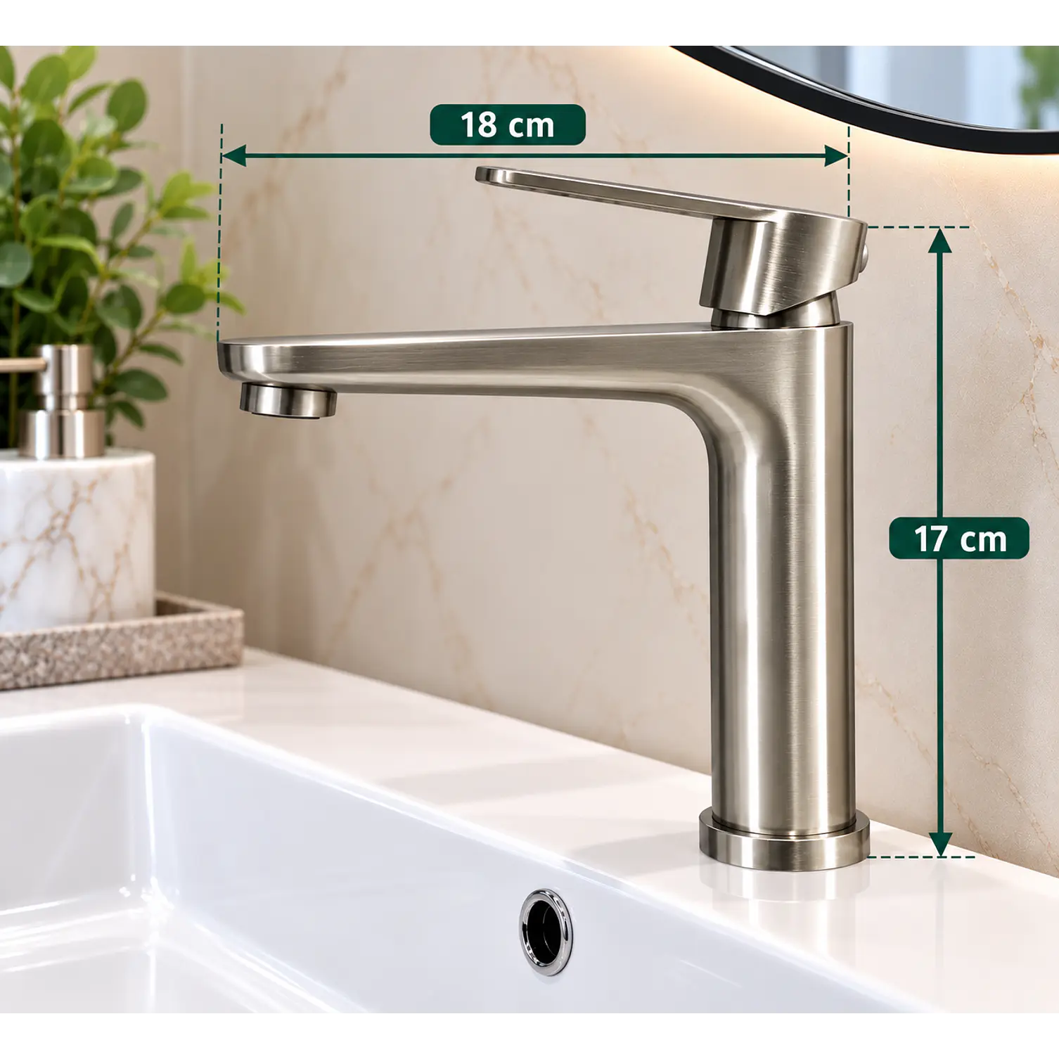  Llave Monomando Lavamanos GRAY 2