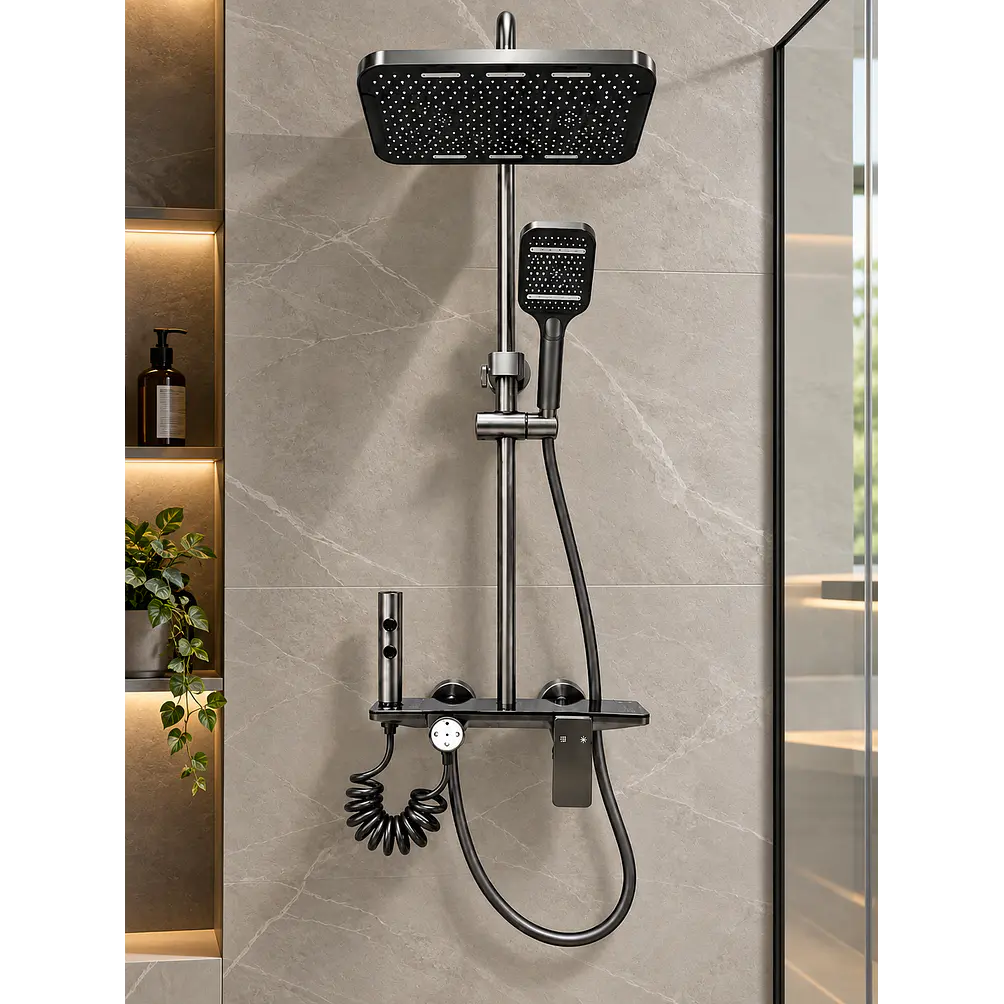 Kit de Ducha con Columna y Ducha de Mano 1
