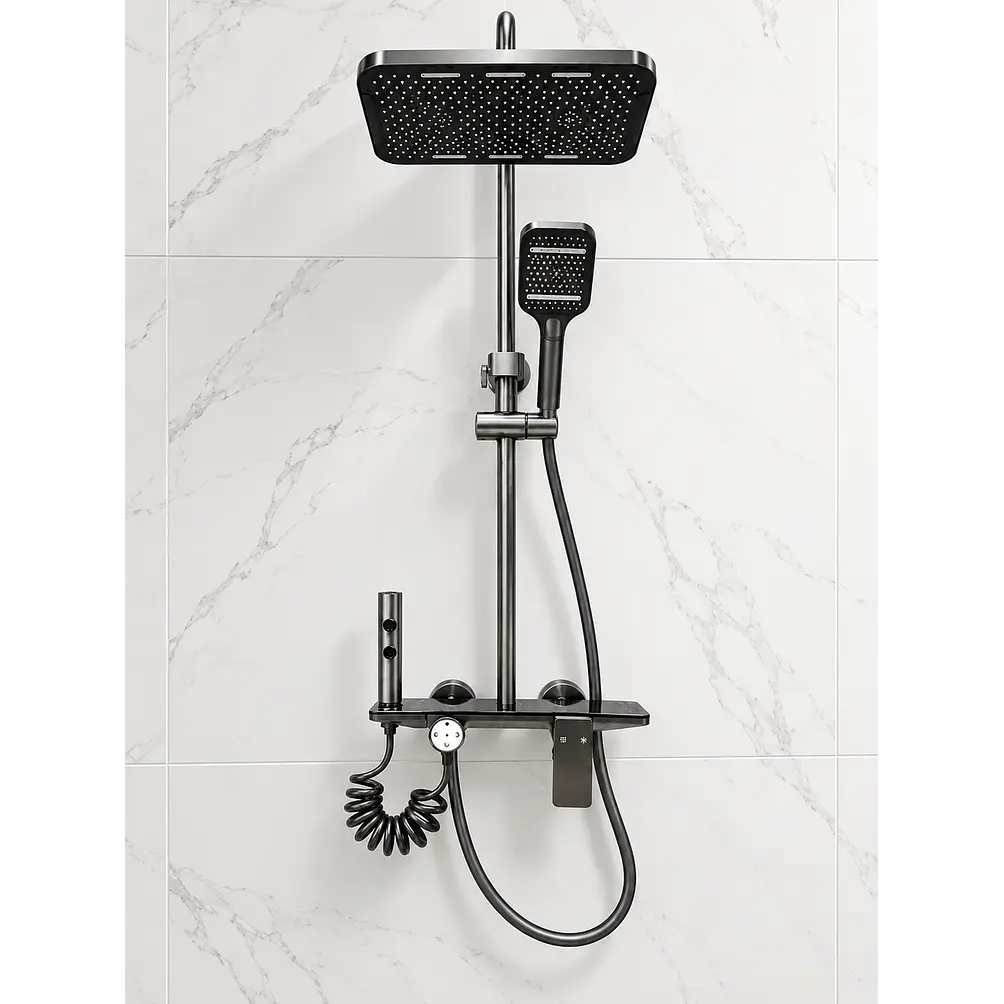 Kit de Ducha con Columna y Ducha de Mano 6