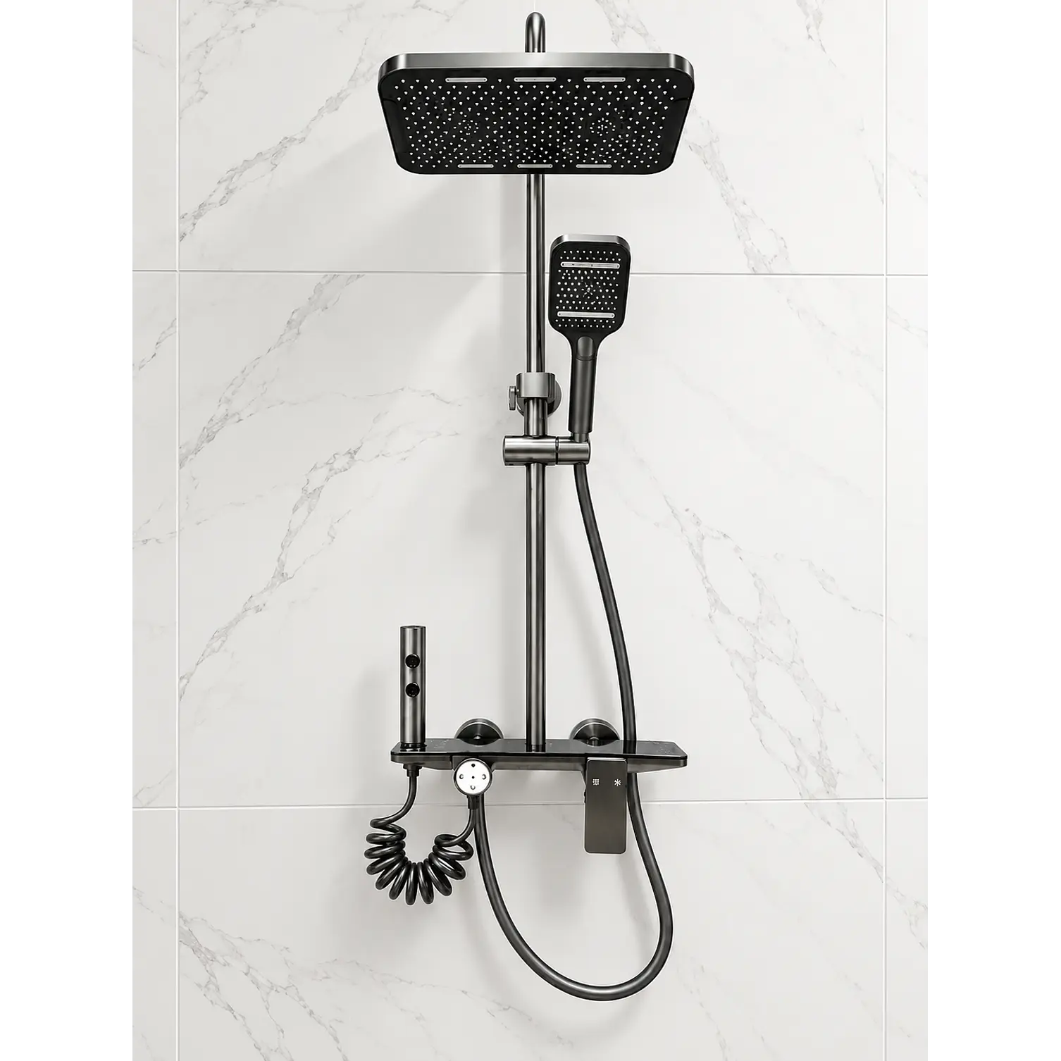 Kit de Ducha con Columna y Ducha de Mano 6