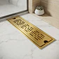 Rejilla Desagüe Lineal Para Ducha Dorado 40x10cm - Miniatura 4