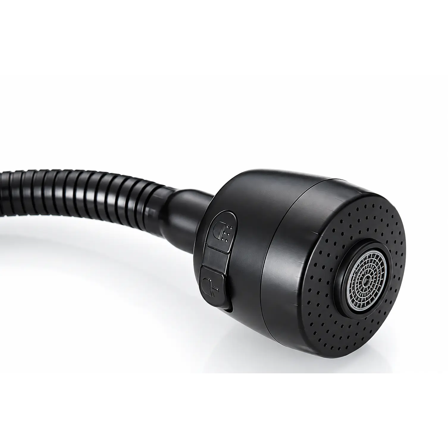  Llave Monomando Para Lavaplatos  Negro Mate 3
