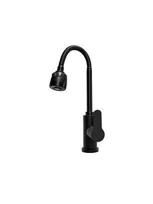  Llave Monomando Para Lavaplatos  Negro Mate