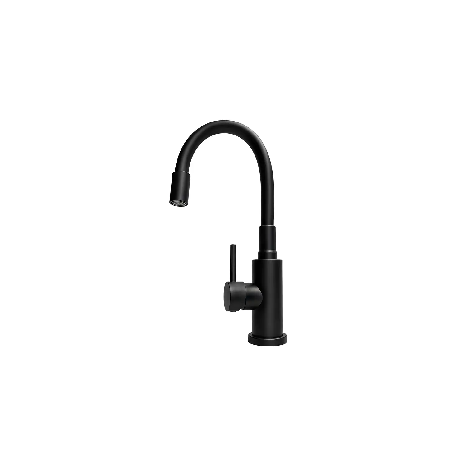  Llave Monomando Para Lavaplatos  Negro Mate 1