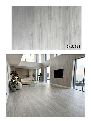Piso SPC 5 mm Roble Gris Claro con Sistema Click