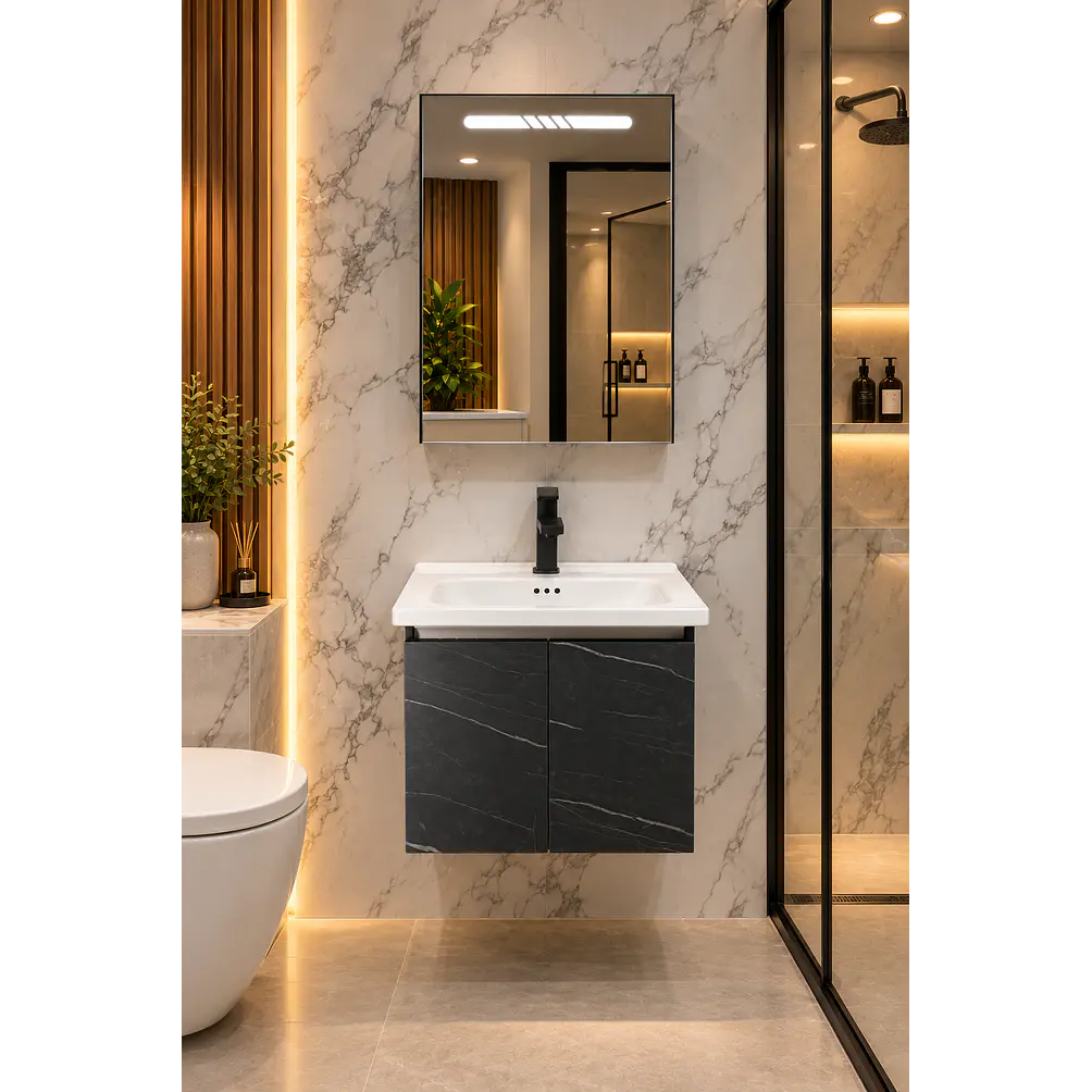  Mueble Vanitorio 50cm BOTIQUIN BLACK 1