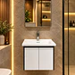 Mueble Vanitorio 50cm BOTIQUIN BLANCO/GRIS - Miniatura 1