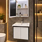 Mueble Vanitorio 50cm BOTIQUIN BLANCO/GRIS - Miniatura 2