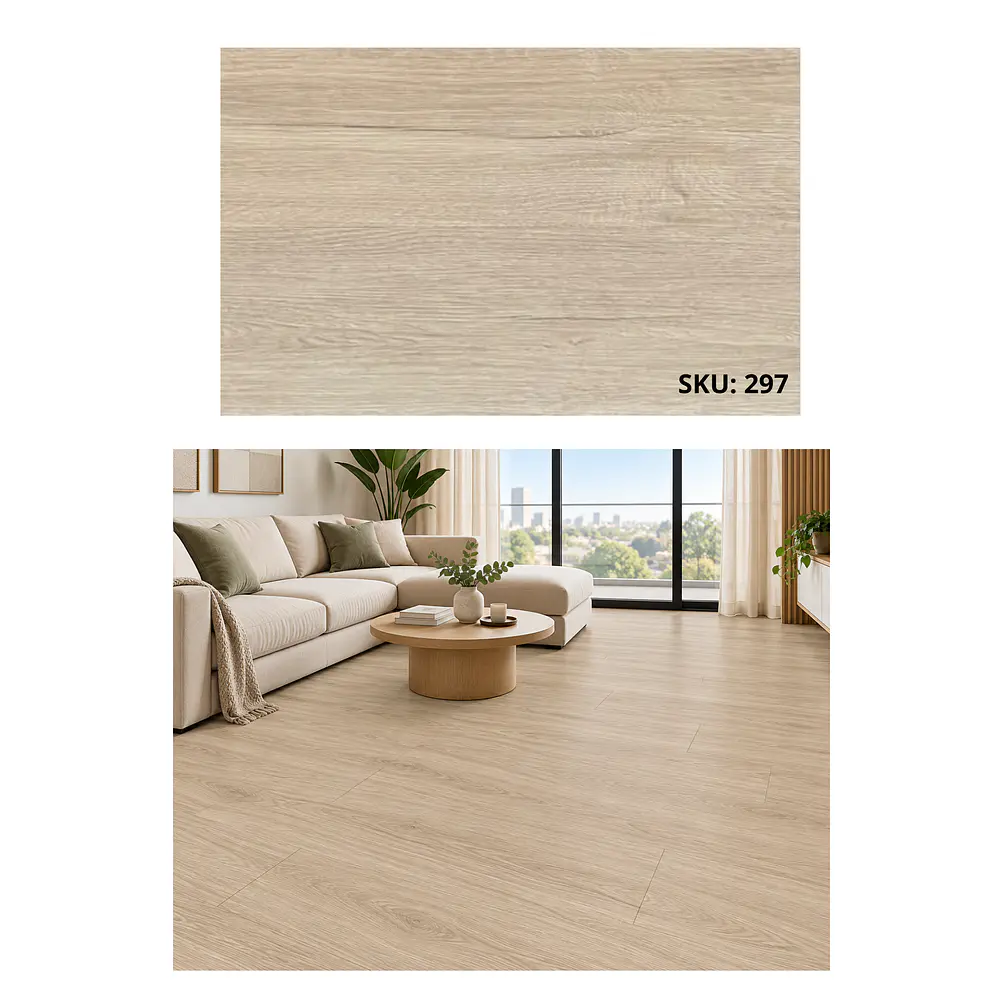 Piso SPC 5 mm Caqui con Sistema Click 1