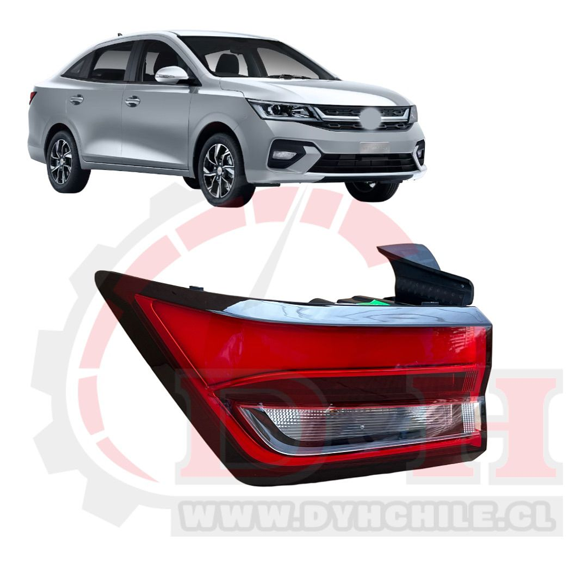 FOCO TRASERO EXTERIOR IZQUIERDO COMPATIBLE CHEVROLET SAIL 24-25 1