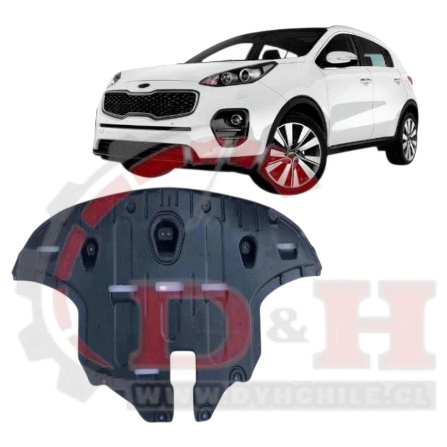 CUBRE CARTER COMPATIBLE KIA SPORTAGE 2016-2022