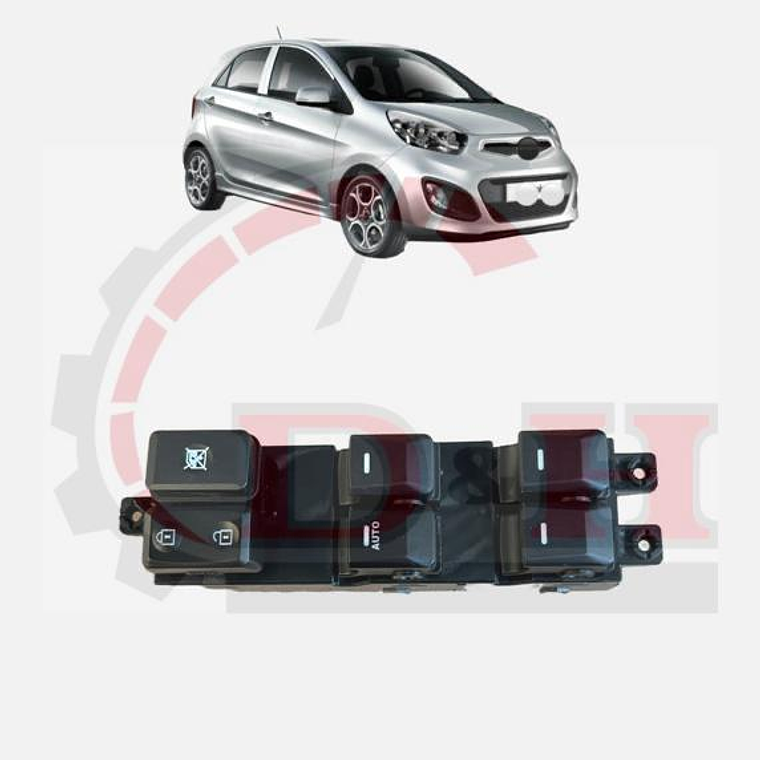 BOTONERA PRINCIPAL COMPATIBLE KIA MORNING 2011-2017 1