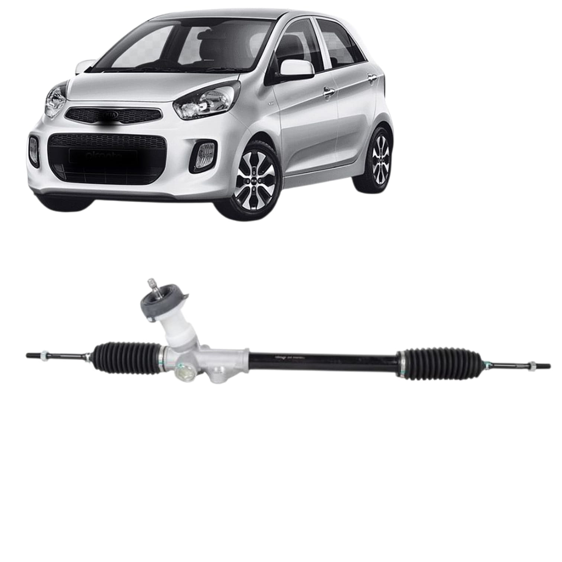 CREMALLERA DIRECCION COMPATIBLE CON KIA MORNING 2011-2017 1