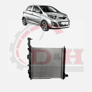 RADIADOR MOTOR COMPATIBLE KIA MORNING 2011-2017