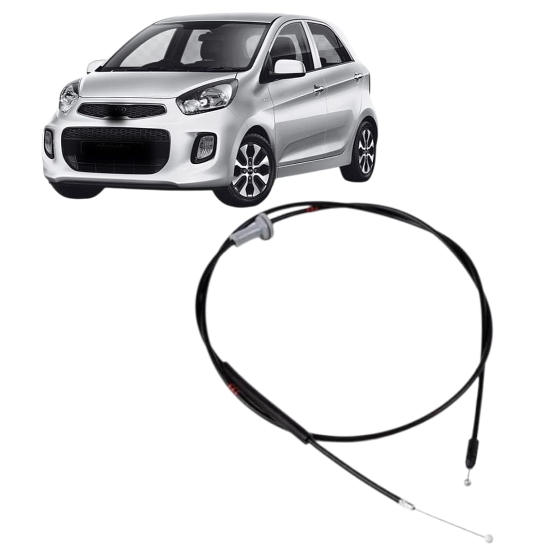 PAR PIOLAS CAPOT COMPATIBLE KIA MORNING 2011-2017 1