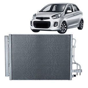CONDENSADOR DE A/C COMPATIBLE KIA MORNING 2011-2017