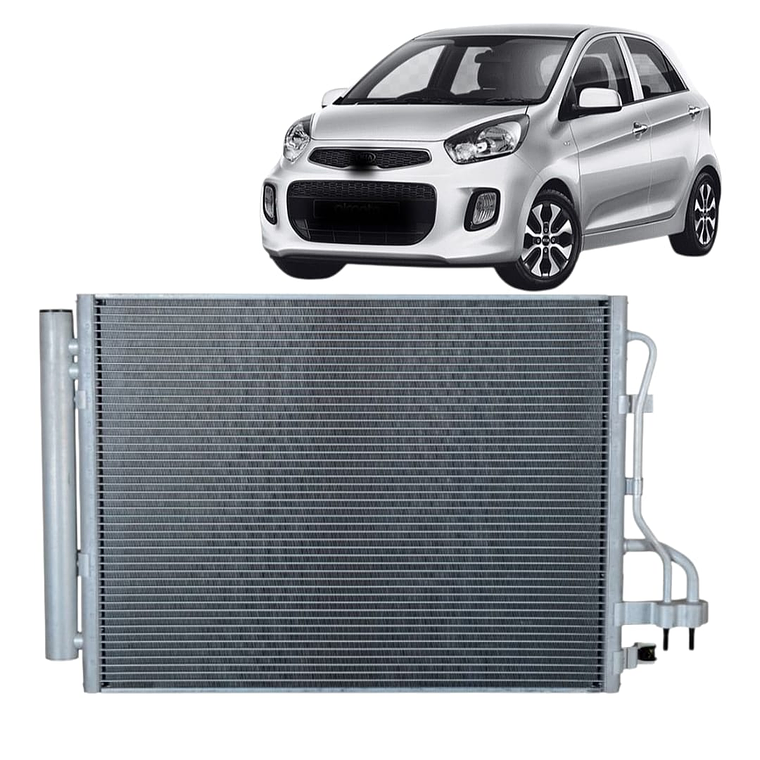 CONDENSADOR DE A/C COMPATIBLE KIA MORNING 2011-2017 1