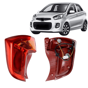 FOCO TRASERO IZQUIERDO COMPATIBLE KIA MORNING 2011-2017