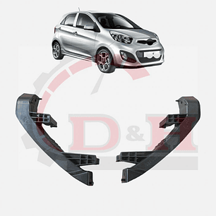 PAR GUIA OPTICO COMPATIBLE KIA MORNING 2011-2017