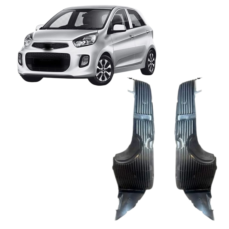 PAR GUARDAFANGOS DEL COMPATIBLE KIA MORNING 2011-2017 1