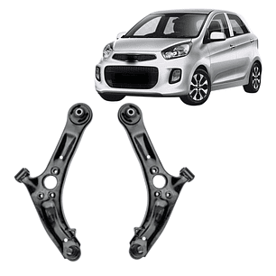 PAR BANDEJAS SUSPENSION COMPATIBLE KIA MORNING 2011-2017
