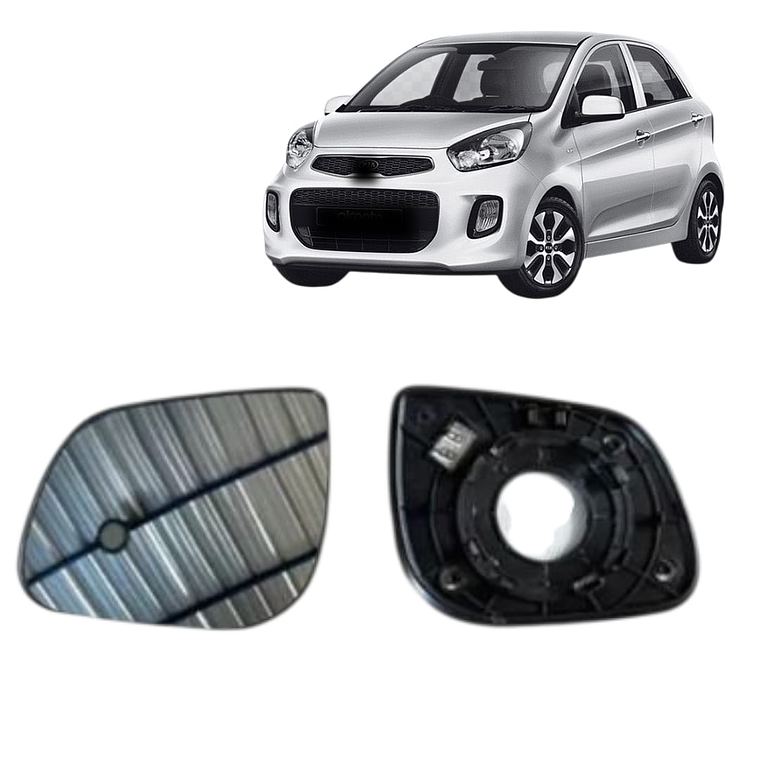 LUNETA ESPEJO IZQUIERDA COMPATIBLE KIA MORNING 2011-2017 1