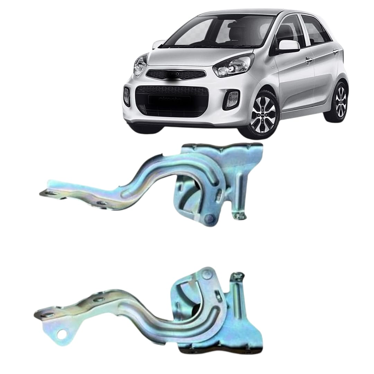 PAR BISAGRAS DE CAPOT COMPATIBLE KIA MORNING 2011-2017 1
