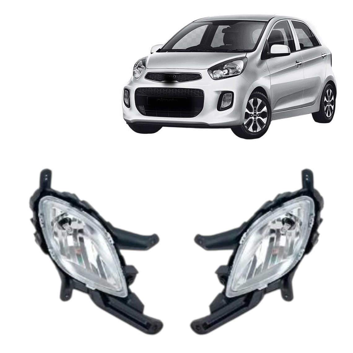 PAR NEBLINEROS COMPATIBLE KIA MORNING 2011-2014 1