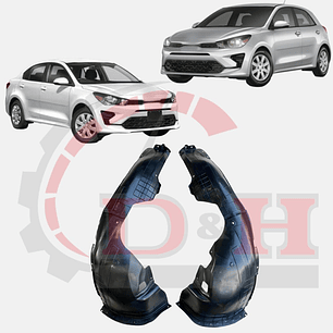 PAR GUARDAFANGOS DEL COMPATIBLE KIA 4-5 2018-2023