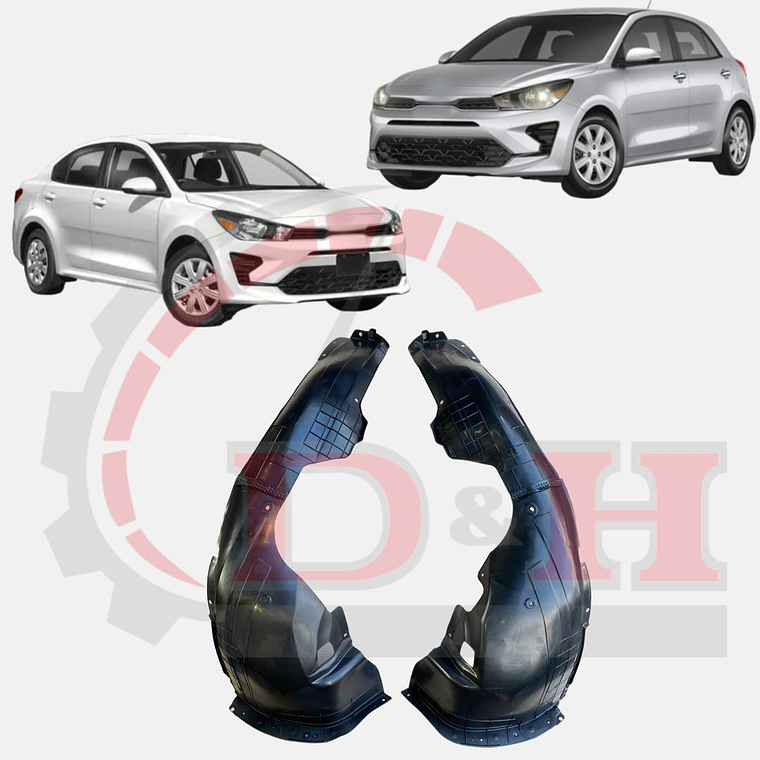 PAR GUARDAFANGOS DEL COMPATIBLE KIA 4-5 2018-2023 1