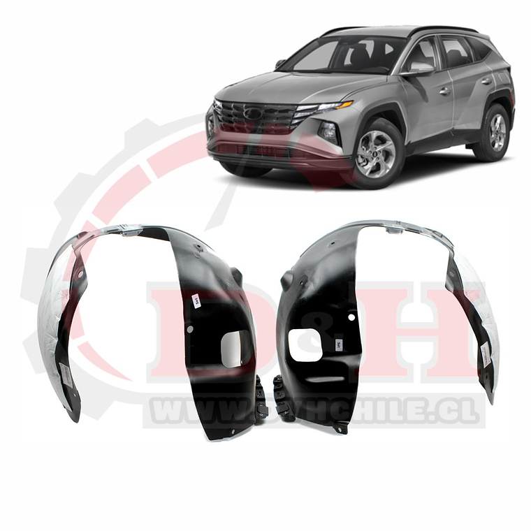 PAR GUARDAFANGOS DEL COMPATIBLE HYUNDAI TUCSON 2021-2024 1