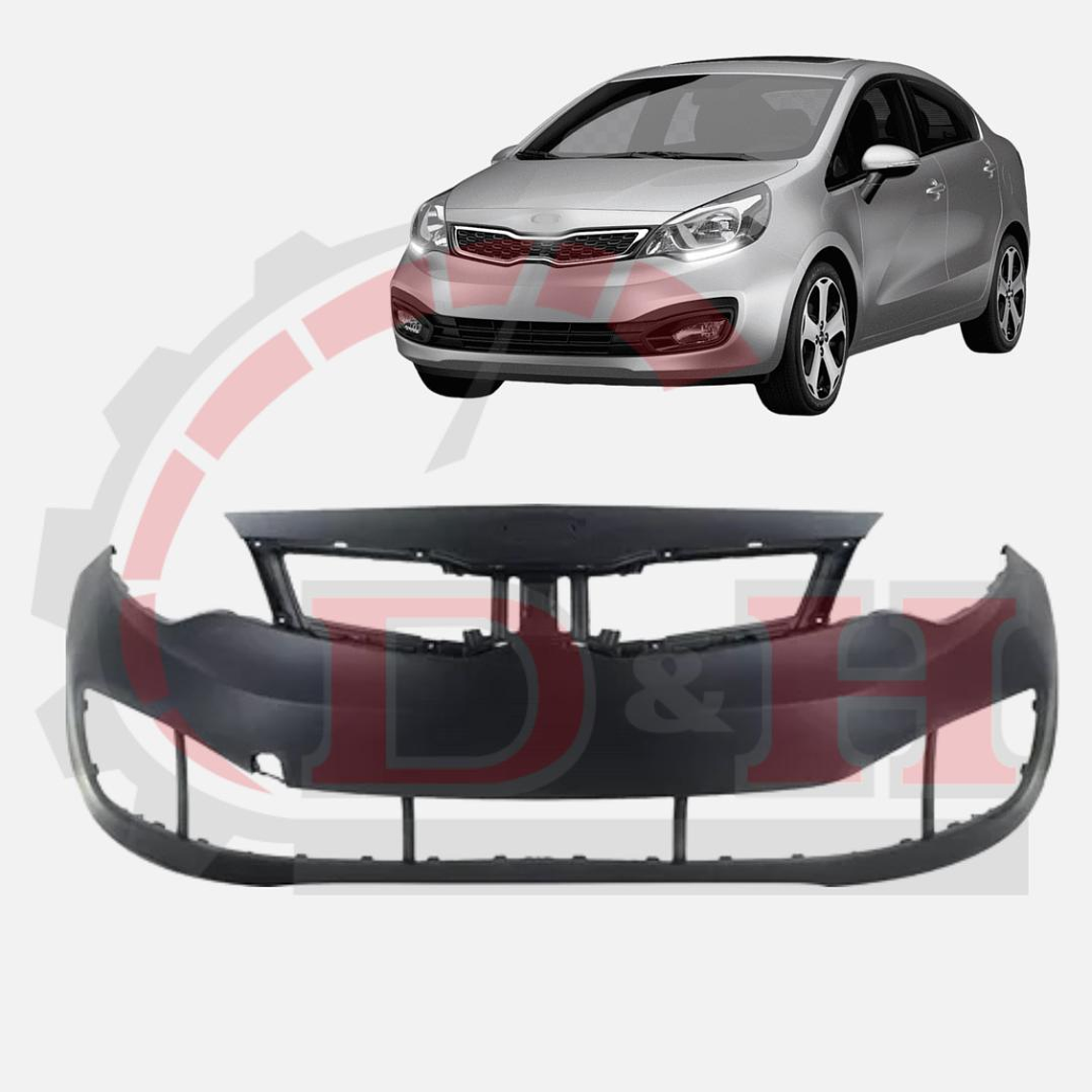 PARACHOQUES DELANTERO COMPATIBLE KIA RIO 4 2011-2015 1
