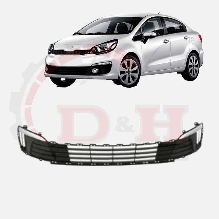 REJILLA DELANTERA COMPATIBLE KIA RIO 4 2015-2017 1