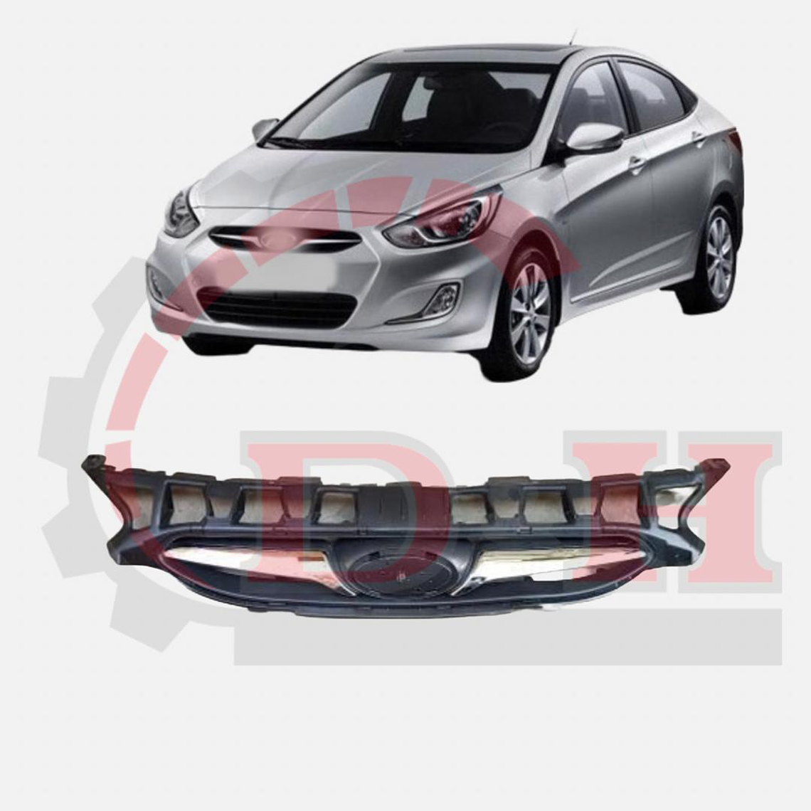 MASCARA DELANTERA COMPATIBLE HYUNDAI ACCENT RB 2011-2016 1