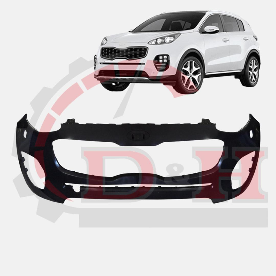 PARACHOQUE DELANTERO COMPATIBLE KIA SPORTAGE 2016-2022 1