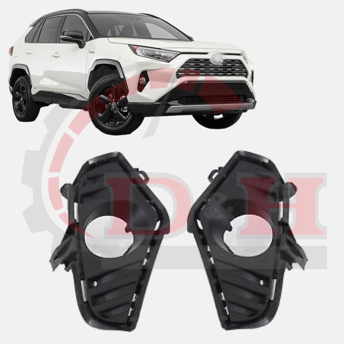 PAR BISEL DE NEBLINERO COMPATIBLE TOYOTA RAV 4 2019-2023 1